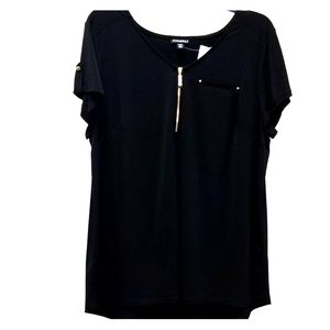 Roz & Ali NWT 1X black top